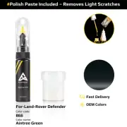 Touch Up Paint For Land Rover Defender 866 Aintree Green With Polish Paste