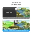 Two Lens Outdoor Security Camera Auto Tracking Pan Tilt 2 Way Talk 2.4G WiF