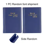 120Grid BLUE COIN BOOK ALBUM FOLDER FOR COLLECTION MONEY PENNY STORAGE HOLDER