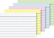 Brunnen 102289195 Index Card (A8 Lined, Pack of 200, Shrink-Wrapped) Assorted 7.6 x 5.2 x 4.6 cm