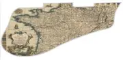 Pickguard Pick Guard 5120 Graphical Graphic Guitar Map France 1768