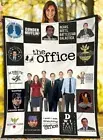 The Office Characters Blanket, The Office Blanket, The Office TV Series Quilt