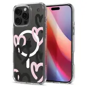 SPIGEN iPhone 16 Pro Case, 6.3 2024 Genuine Ultra Hybrid Hearts MagFit MagSafe Compatible Magnet Cover for Apple