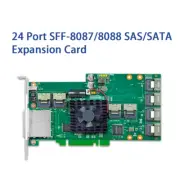 Shinreal 24 Port SFF-8087 and 8 Port SFF-8088 SAS/SATA Expander Card