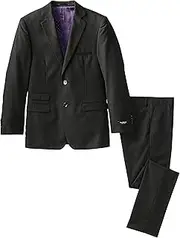 [Isaac Mizrahi] Black Label Big Boys' Slim-Fit Wool-Blend 2 Piece Suit