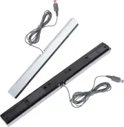 Sensor Bar for Wii, Infrared IR Sensor Bar Wired Receiver & Stand for WII Consol