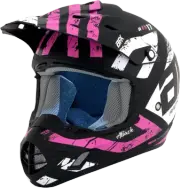 AFX Womens FX-17 Offroad Helmet Attack Matte Black/Fuchsia