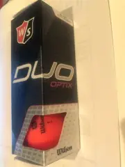Wilson Staff Duo Optix Golf Balls - Matte Pink