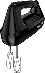 BLACK+DECKER MX3200B Hand Mixer, Black