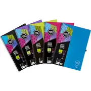 Spirax 56512KODE 5 Pack Kode Hard Cover Notebook 160 Page (A4)