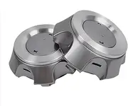 4pcs Black Car Wheel Center Cap 4260B-35080 Compatible with Toyota FJ Cruiser R17 4RUNNER Lexus Hub Center Cover(Grey)