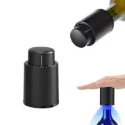 Wine Saver Pump Black with Vacuum Wine Stopper- Timer Dial Keeps Fresh for Days