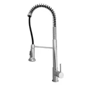 Spring Tall Pull Out Spray Head Kitchen Mixer Tap Laundry Sink Faucets