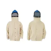 Sand Blasting Suit Jacket with Sandblast Helmet Blast Suit for Spraying Work