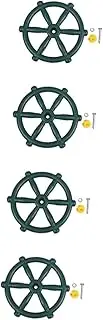 ERINGOGO 4pcs Pirate Steering Wheel Boat Steering Wheel Replacement Steering Wheel Toy Steering Wheel for Playing Steering Wheel for Steering Wheel Replacement Wheel Wall Art Pp