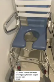 18 ’’ Transit Shower Commode