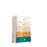NNETM Ultimate Organizer: 5-Tiered Plastic Drawer Storage Unit