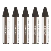 Wood Filler Stick, 5 Pcs Wax Sticks Wood Touch Up Markers, Chestnut