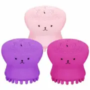3 Packs Deep Cleansing Brush Silicone Face Exfoliating Octopus Facial Massage