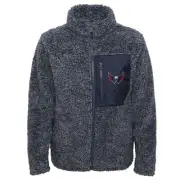 Outerstuff NHL Youth Girls Washington Capitals Teddy Full Zip Fleece Jacket