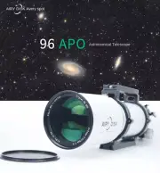Airy Disk 96mm f/6 Triplet Refractor Apo FCD100 Apochromatic Telescope