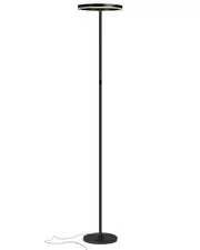 BRIGHTECH Halo Black LED Floor Lamp