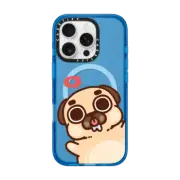 iPhone 16 Pro Impact Case MagSafe Compatible Puglie Pug Lickie
