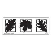 Dreamweaver Metal Stencil 4 Inch X6.875 Inch - Leaf Icons*