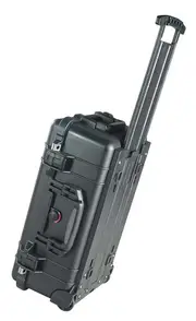 Pelican 1510 Case - Black with Padded Dividers