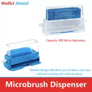 Dental Microbrush Dispenser - Holds 400 Microbrushes, Microbrush Organizer
