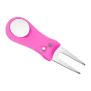 Golf Divot Tool, Foldable Repair Fork Training Accessory for Golf Ball Marker