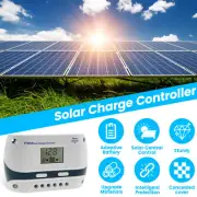 Solar Charge Controller 12V/24V PWM Solar Panel Regulator Multipurpose xiLPq
