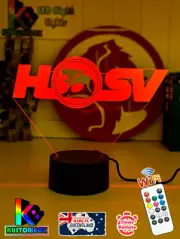 HOLDEN HSV RACING LOGO PERSONALISED 3D LED Night Light 7 Colour Change Room Lamp