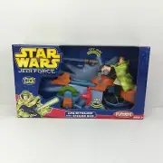 Playskool 2004 Star Wars Jedi Force Luke Skywalker with Speeder Bike
