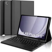 Galaxy Tab A9 Plus Case with Keyboard, Touch Keyboard for Samsung A9+ Black