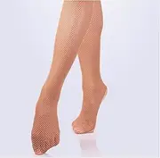 [SCALZE] Fishnet Socks 6 Piece Hard Network Professional Latin Fishnet Stockings Tights for Latin Dance Fishnet Stockings Accessories Latin Stocking Stockings (Color : Beige, Size : L High 170-180cm)