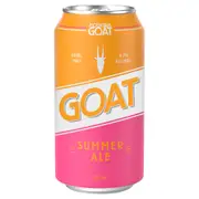 Mountain Goat Summer Ale, Crisp & Super Dry Craft Beer, Refreshing Ale, 4.7% ABV, 375mL (Case of 24 Cans)