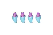 4PK Schylling Unicorn Squeezy Peek Hatcher Kids Squish Play Toy 5cm Asst. 3y+