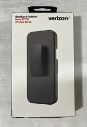 Verizon Shell & Holster Combo Case for iPhone 12/iPhone 12 Pro - Black