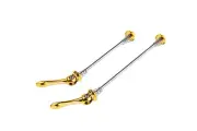 MOWA Mountain Cyclocross Gravel Bicycle Bike Titanium-axle QR Skewer Set Gold