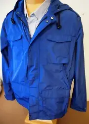 Johnnie O Performance Fabric Doherty Hooded Jacket NWT XL $298 Royal Blue