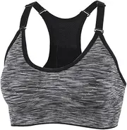 [Generic] Support and Removable Pad Tank Top Racerback Post Sports Bras for Women,Quick Drying Stage Dyed Non Steel Ring Yoga Underwear