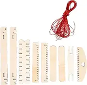 Weaving Machine for Kids - Efficient Knitting Yarn Kit - Interactive Creative Educational Wooden Learning Toy for Hand-Knitting Projects Children Crochet Adults Crafts Kids