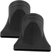 VINTORKY 2pcs Black Hair Dryer Nozzle Attachments High Temperature Resistant Diffuser for Professional Hair Styling Lightweight