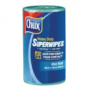 Chux Superwipes 9305 Cloth Roll Heavy Duty - Green Carton (6 Rolls)