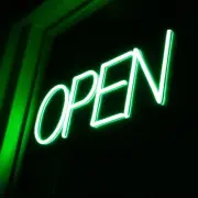 Open Signs for Business 12V/2A Ultra Bright LED Neon Open Sign 16 Inch Lighte...
