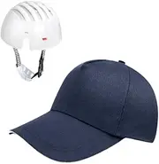 [STARTIST] Sports Bump Hat Headgear with Cap Insert Adjustable Baseball Hat Hard Cap for Gym Construction Site Factory Hiking Workshop