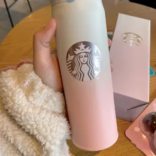 STARBUCKS 星巴克漸變色保溫瓶彈跳蓋 500ML 商品