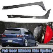 2Pcs Rear Window Spoiler Diffuser Cover For VW Golf 6 MK6 GTI GTR GTD 2008-2012 (for: Volkswagen)