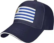 [SSIULUS] Flag of Uruguay Casquette Cap Hats,Trucker,Baseball Cap with Snapback,Perfect for Summer,Golf
